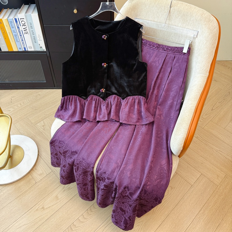 New Ethnic Fashion - New Chinese Style Autumn New Gold