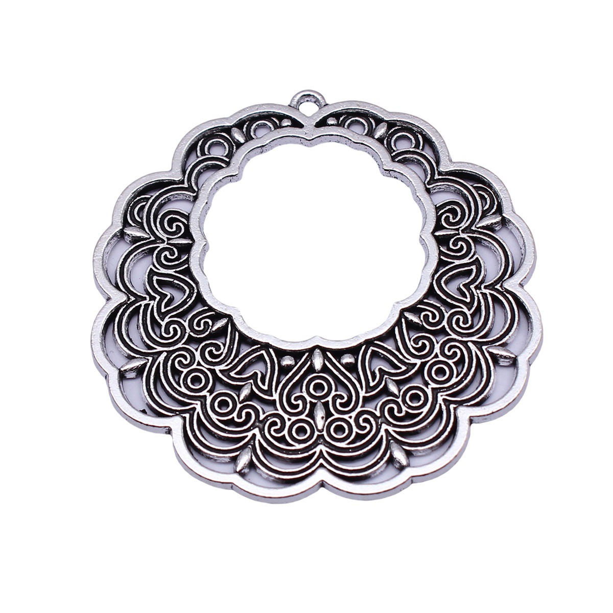 Boho Ethnic Mandala Pendant Fl - Ethnic Fashion Design 评论和价格