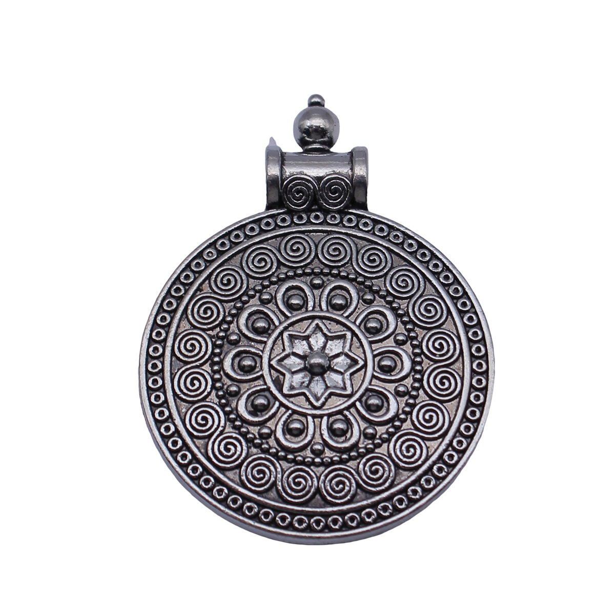Boho Ethnic Mandala Pendant Fl - Ethnic Fashion Design 评论和价格