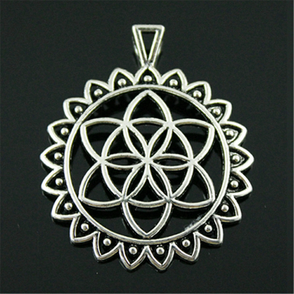 Boho Round Flower Of Life Char - Ethnic Fashion Design 评论和价格