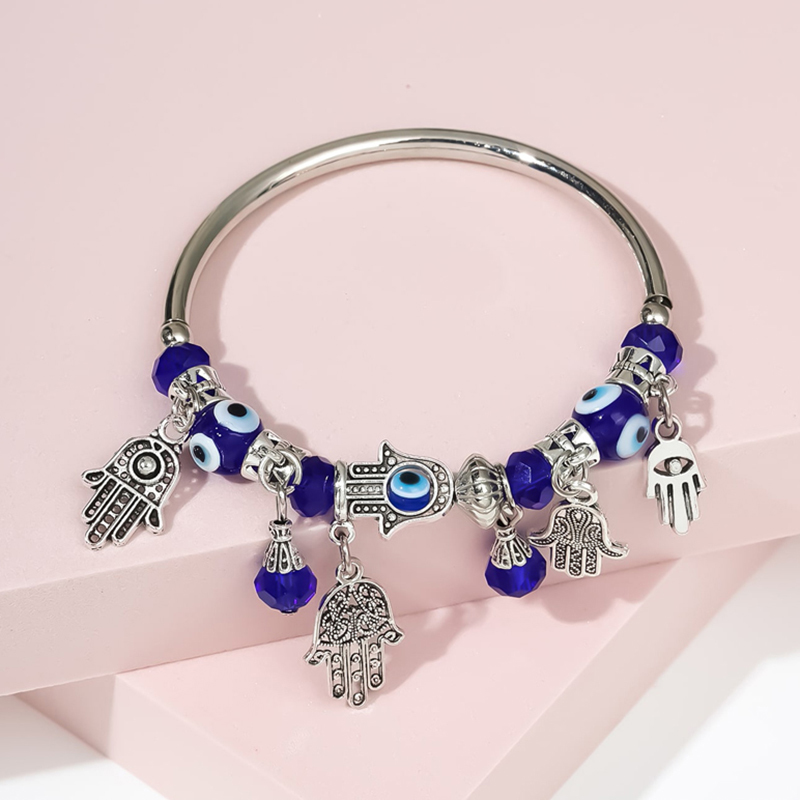 Ethnic Hand Palm Evil Eye Char - Ethnic Fashion Design 评论和价格