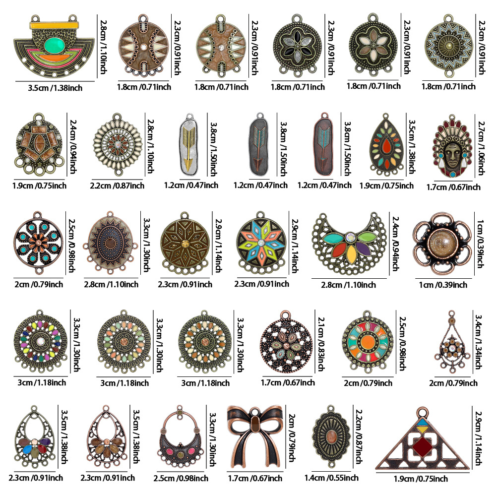 10pcs/pack Vintage Bohemia Ant - Ethnic Modern Fashion 评论和价格