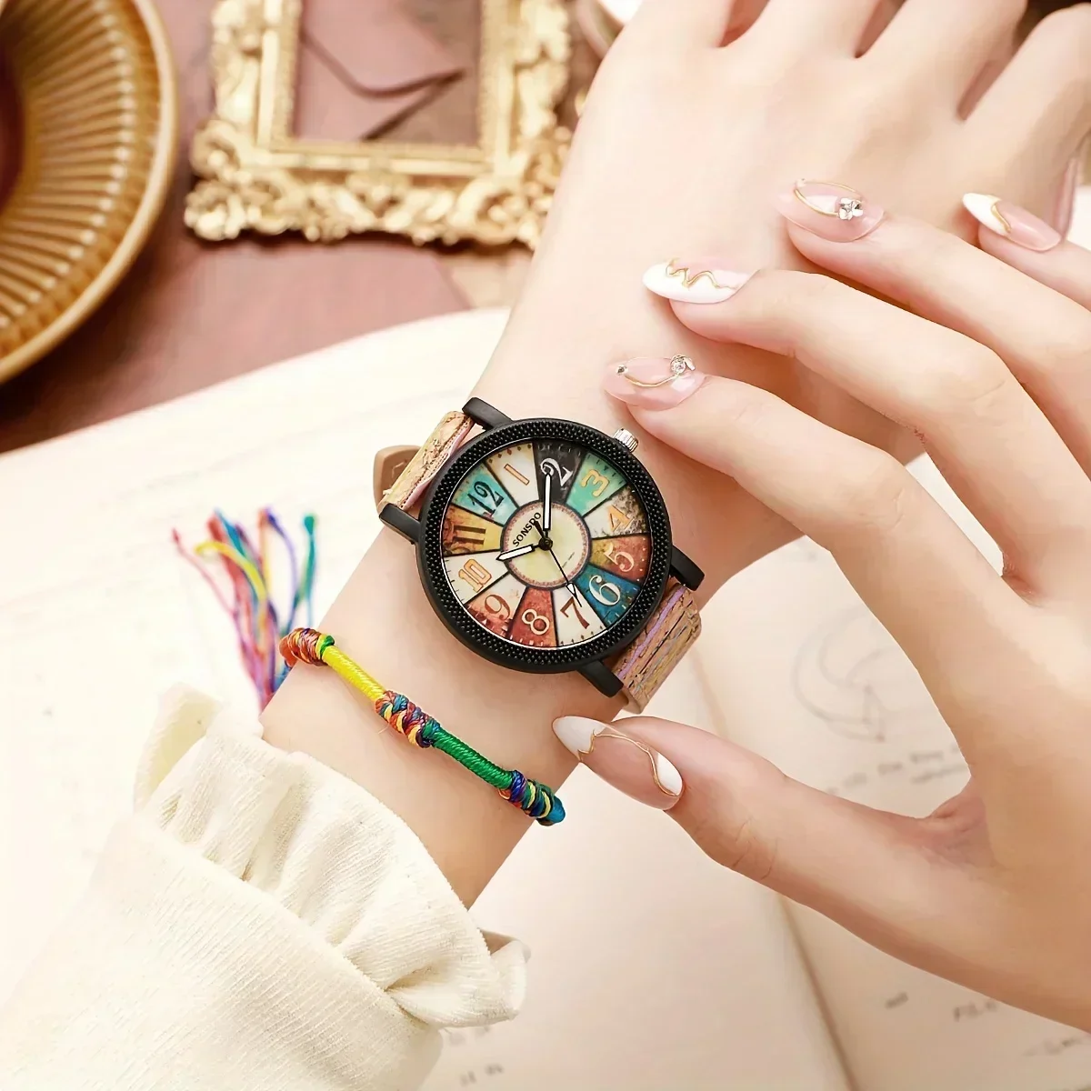Ethnic Style Ladies Quartz Wat - Ethnic Modern Fashion 评论和价格