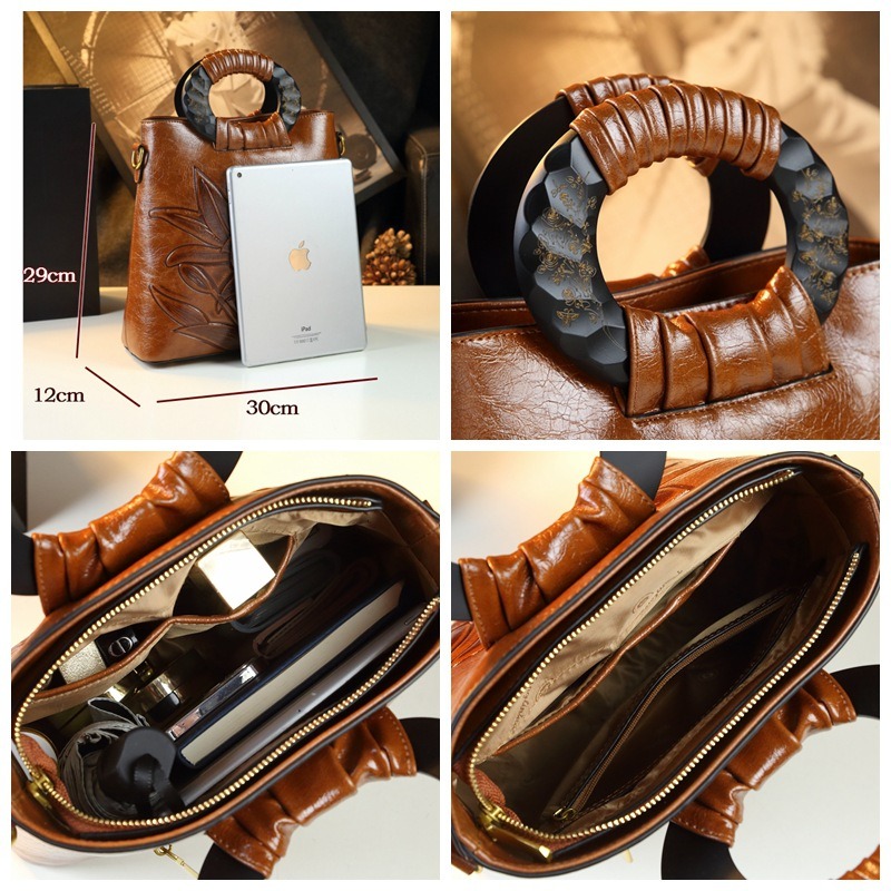 Vintage Ethnic Style Leather W - New Ethnic Fashion 评论和价格