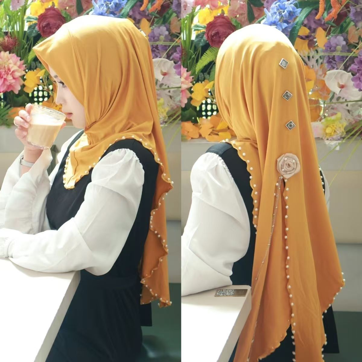 New Hats Hijab Scarf  Ethnic C - Ethnic Fashion Women 评论和价格
